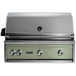Lynx Professional 36 Inch Built-In Natural Gas Grill w/ One Infrared Trident Burner & Rotisserie in Desert Sage - L36TR-DSNG