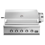 DCS Series 7 36-Inch Built-In Propane Gas Grill With Rotisserie - BH1-36R-L