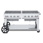Crown Verity 60-Inch Mobile Natural Gas Grill - CV-MCB-60NG