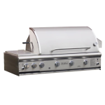 ProFire Professional Deluxe Series 48-Inch Built-In Natural Gas Grill With Double Side Burner - PFDLX48S-N