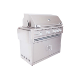 RCS Cutlass Pro 38 Inch Natural Gas Grill w/ Ceramic Briquette Tray Flame Tamers - RON38BCK - Image 9