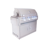 RCS Cutlass Pro 38 Inch Natural Gas Grill w/ Ceramic Briquette Tray Flame Tamers - RON38BCK - Image 10