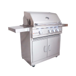RCS Cutlass Pro 30 Inch Natural Gas Grill w/ Ceramic Briquette Tray Flame Tamers - RON30BCK - Image 7