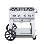 Crown Verity 30-Inch Mobile Natural Gas Grill - CV-MCB-30NG