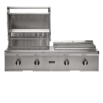 Coyote 50-in Built-In Propane Grill / Flat Top Combo - C3CO50LP - Image 2