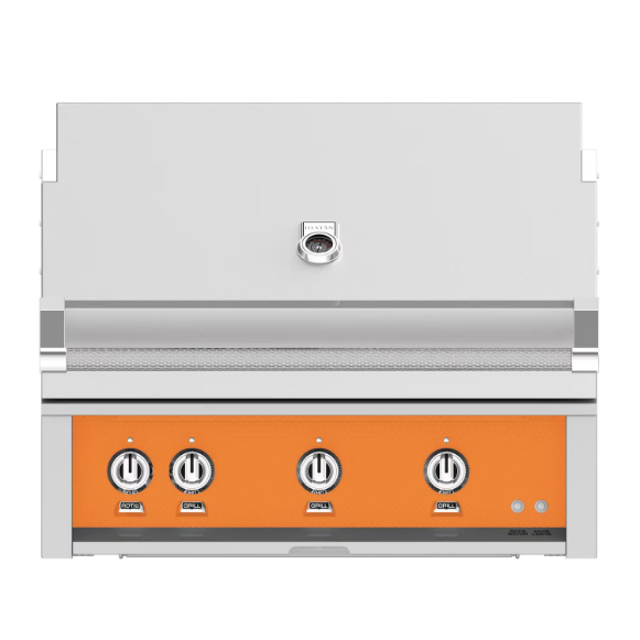 duttpack-11671 Hestan 36-Inch Built-In Natural Gas Grill W/ Rotisserie - Citra - GABR36-NG-OR - Image 1