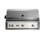 Lynx Professional 42 Inch Built-In All Infrared Trident Natural Gas Grill w/ Rotisserie in Glacier - L42ATR-GLNG