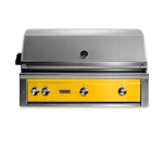 Lynx Professional 42 Inch Built-In All Infrared Trident Natural Gas Grill w/ Rotisserie in California Poppy - L42ATR-CANG
