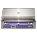 Alfresco ALXE 42-Inch Built-In Natural Gas Grill With Sear Zone And Rotisserie in Blue Lilac - ALXE-42SZ-NG-S4005