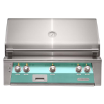 Alfresco ALXE 36-Inch Built-In Natural Gas Grill With Sear Zone And Rotisserie in Light Green - ALXE-36SZ-NG-S6027