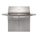 Alfresco ALXE 42-Inch Freestanding Natural Gas Grill With Sear Zone And Rotisserie in Signal Gray - ALXE-42SZC-NG-S7004