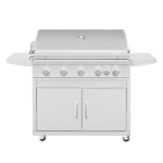 Summerset Sizzler 40-in 5 Burner Freestanding Natural Gas Grill w/ Rear Infrared Burner
