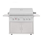 Summerset TRL Pro 40-in 4 Burner Freestanding Natural Gas Grill w/ Rear Infrared Burner & Rotisserie Kit