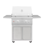 Summerset Quest 30-in 2 Burner Freestanding Natural Gas Grill w/ Rear Infrared Burner, Rotisserie Kit, & Drop-In Griddle Plate
