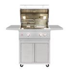 Summerset Quest 30-in 2 Burner Freestanding Natural Gas Grill w/ Rear Infrared Burner, Rotisserie Kit, & Drop-In Griddle Plate - Image 2