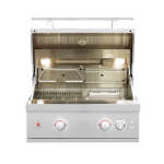Summerset Quest 30-in 2 Burner Built-In Natural Gas Grill w/ Rear Infrared Burner, Rotisserie Kit, & Drop-In Griddle Plate - QST30-NG - Image 3