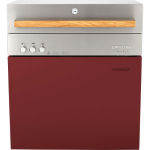 Flammkraft Model D Freestanding Natural Gas Grill & Model M Prep Center Module - Ruby - 1030976 - Image 3