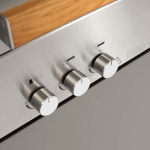 Flammkraft Model D Freestanding Natural Gas Grill & Model M Prep Center Module - Taupe - 1030974 - Image 5