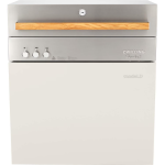 Flammkraft Model D Natural Gas Grill - Ivory White - 1030975 - Image 2