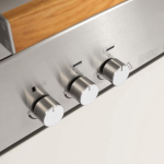 Flammkraft Model D Natural Gas Grill - Ivory White - 1030975 - Image 4