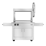 Kalamazoo K750GT Gaucho Wood-Burning Marine Grade Freestanding Natural Gas Grill W/ Two Meat & One Plancha Grill Surface Grates