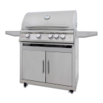 Blaze LTE+ 32-in 4-Burner Natural Gas Grill w/ Lift-Assist Hood & Rear Infrared Burner