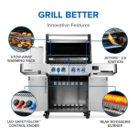 Napoleon Prestige 500 Connected  4-Burner Propane Grill w/ Rotisserie, WiFi & Bluetooth - P500VXRSIBPSS - Image 4