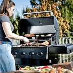 Broil King Crown 420 Shadow 4 Burner Propane Grill - Black - 865154 - Image 2