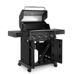 Broil King Crown 420 Shadow 4 Burner Propane Grill - Black - 865154 - Image 3