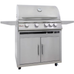 Blaze LTE+ Marine Grade 32-in 4-Burner Propane Grill w/ Lift-Assist Hood & Rear Infrared Burner - BLZ-4LTE3MG-LP