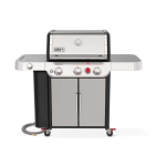 Weber Genesis S-335 Natural Gas Grill w/ Sear Zone & Side Burner - Stainless Steel - 1500538