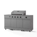 TYTUS Fresno Series 5-Burner Propane Island Grill in Gunmetal Gray  - TDT-021-0101 - Image 12