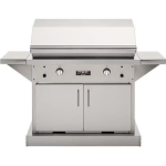 TEC Patio FR 44-Inch Infrared Natural Gas Grill On Stainless Cabinet - PFR2NTCABS
