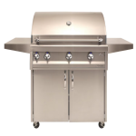 Artisan Professional 36-Inch 3-Burner Freestanding Propane Gas Grill With Rotisserie - ARTP-36C-LP