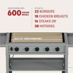 TYTUS Anaheim 36-in 5 Burner Propane Griddle - TDT-571-0101 - Image 14