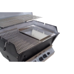Broilmaster P3-SXN Super Premium Natural Gas Grill On Black In-Ground Post - Image 2