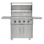 Coyote CL-Series 36-in 4-Burner Propane Grill w/ Lift-Assist Hood & Safety Valve - Image 2