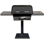Charmglow PatioPro 16-in Propane Grill w/ Patio Post - Black - CHRM40PM-P