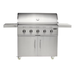 Coyote CL-Series 42-in 5-Burner Propane Grill w/ Lift-Assist Hood & Safety Valve