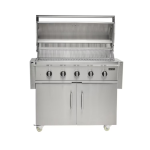 Coyote CL-Series 42-in 5-Burner Propane Grill w/ Lift-Assist Hood & Safety Valve - Image 2