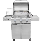 Saber Elite 1500 32-Inch 3-Burner Infrared Propane Gas Grill With Side Burner - R50SC1417 - Image 3