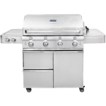 Saber Elite 1670 40-Inch 4-Burner Infrared Propane Gas Grill With Side Burner - R67SC0917