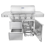 Saber Elite 1670 40-Inch 4-Burner Infrared Propane Gas Grill With Side Burner - R67SC0917 - Image 4
