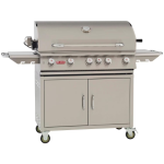 Bull Brahma 38-Inch 5-Burner Natural Gas Grill W/ Rotisserie - 55001