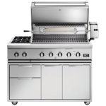 DCS Series 7 48-in Natural Gas Grill With Double Side Burner & Rotisserie On DCS CAD Cart - Image 2