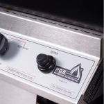 PGS T-Series T40 Commercial Cast Aluminum Propane Gas Grill With Timer On In-Ground Post - Image 4