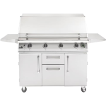PGS T-Series Commercial 51-Inch Natural Gas Grill With Timer - S48TNG + S48CART