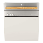 Flammkraft Model D Propane Gas Grill - Ivory White - 1029542 - Image 2