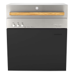 Flammkraft Model D Propane Gas Grill - Ivory Black - 1029545 - Image 2