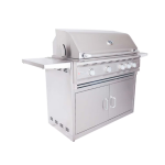 RCS Cutlass Pro 38 Inch Propane Grill w/ Ceramic Briquette Tray Flame Tamers - RON38BLPCK - Image 11